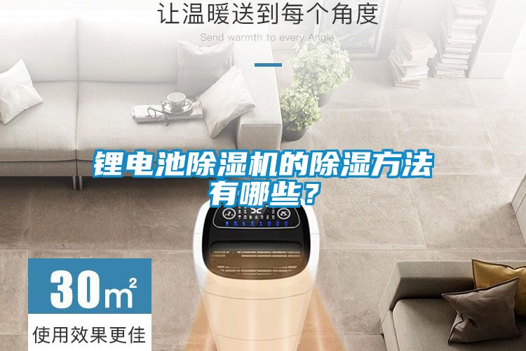 鋰電池除濕機(jī)的除濕方法有哪些？