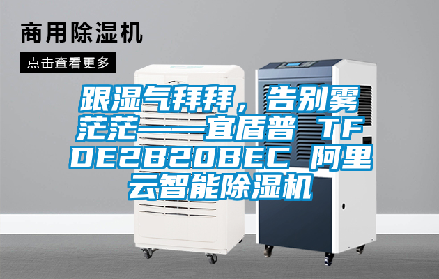 跟濕氣拜拜，告別霧茫?！硕芷?TFDE2B20BEC 阿里云智能除濕機