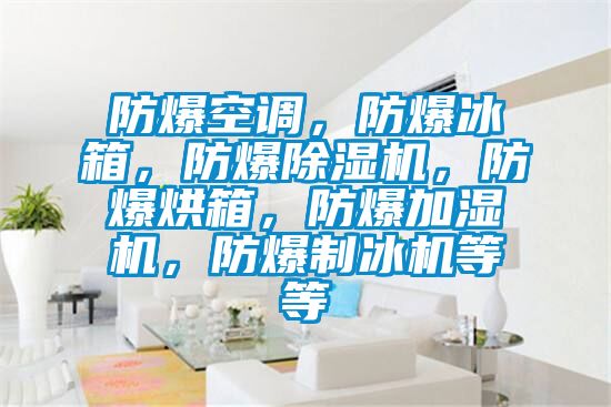 防爆空調(diào)，防爆冰箱，防爆除濕機，防爆烘箱，防爆加濕機，防爆制冰機等等