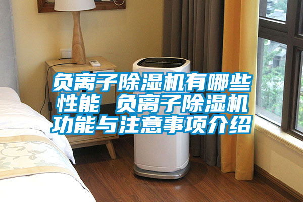 負(fù)離子除濕機有哪些性能 負(fù)離子除濕機功能與注意事項介紹