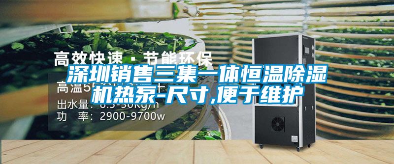 深圳銷售三集一體恒溫除濕機熱泵-尺寸,便于維護(hù)