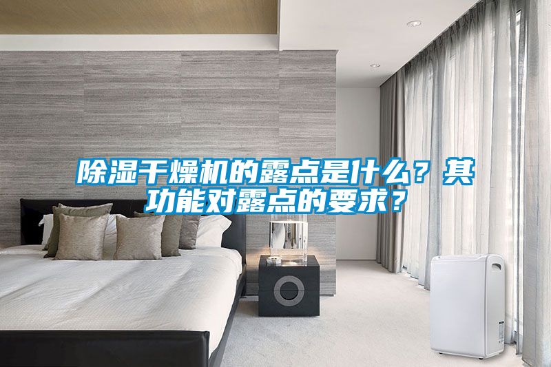 除濕干燥機的露點是什么？其功能對露點的要求？