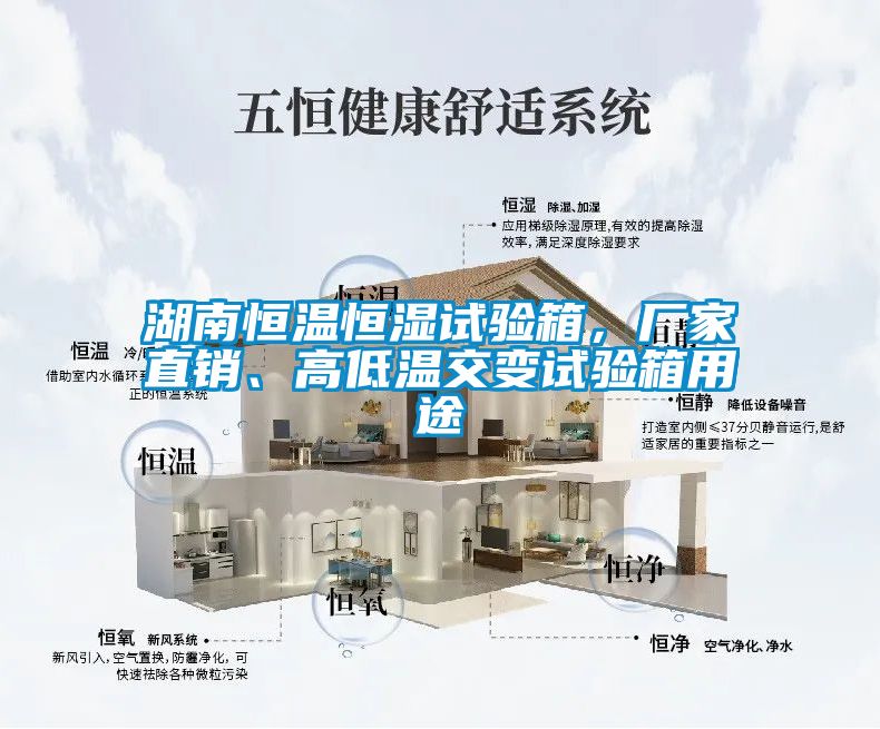 湖南恒溫恒濕試驗箱，廠家直銷、高低溫交變試驗箱用途
