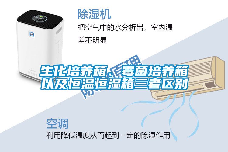 生化培養(yǎng)箱、霉菌培養(yǎng)箱以及恒溫恒濕箱三者區(qū)別