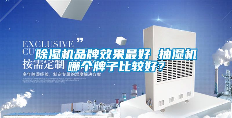 除濕機品牌效果最好 抽濕機哪個牌子比較好？