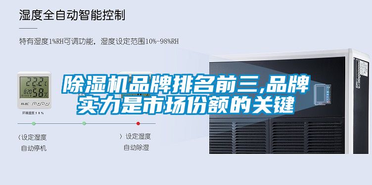 除濕機(jī)品牌排名前三,品牌實力是市場份額的關(guān)鍵
