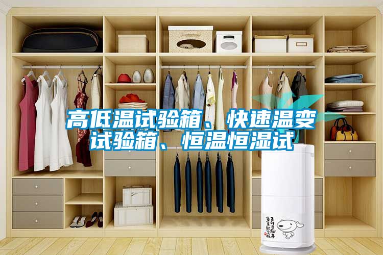 高低溫試驗箱、快速溫變試驗箱、恒溫恒濕試