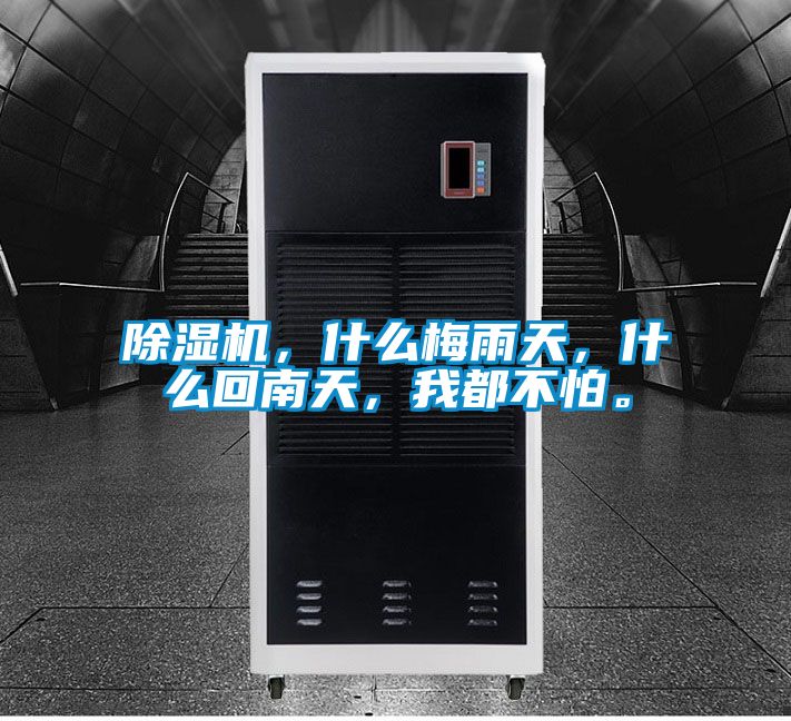 除濕機(jī)，什么梅雨天，什么回南天，我都不怕。