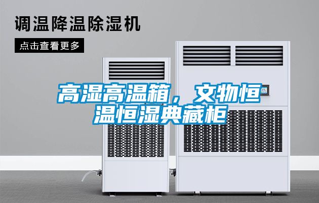 高濕高溫箱，文物恒溫恒濕典藏柜